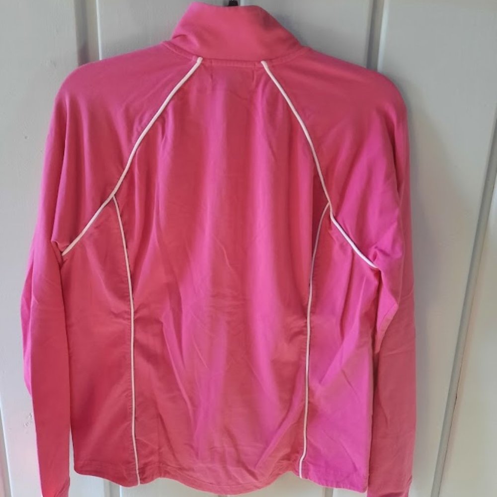 LRL Ralph Lauren Pink Cotton Stretch Full Zip Jacket Sz XL - Picture 5 of 5